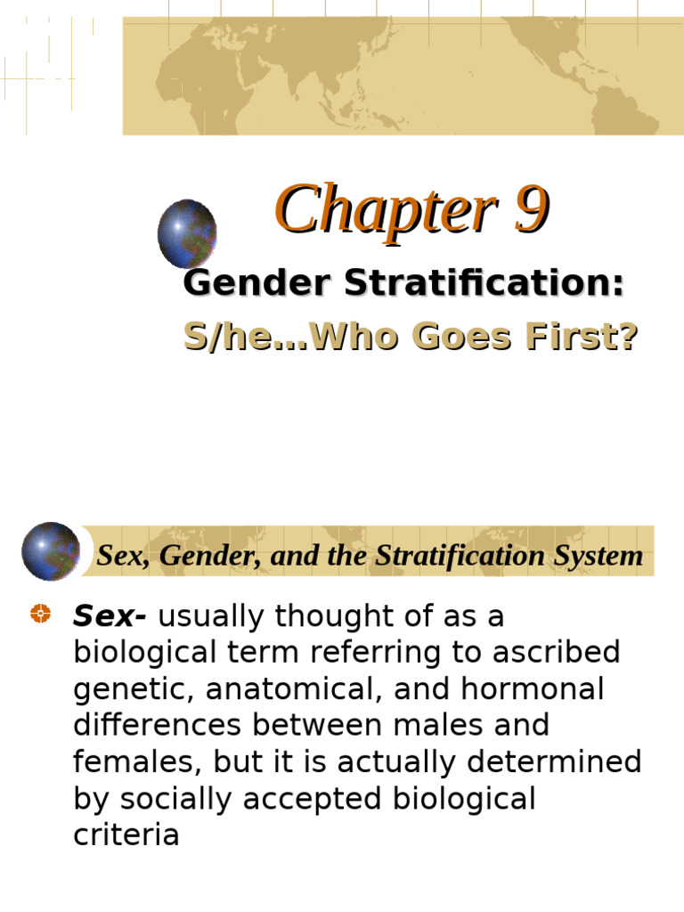 Understanding Gender Stratification | PDF | Homosexuality | Gender