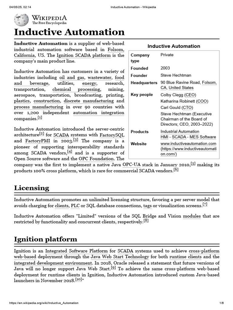 Inductive Automation Overview | PDF | Computing | Software Engineering