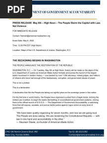 Dc Press Release