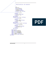 Déclaration Du Module