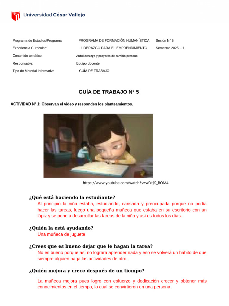 Liderazgo y Autoliderazgo en Educación | PDF
