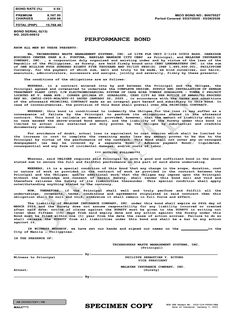 B0075527 - SPECIMEN | PDF