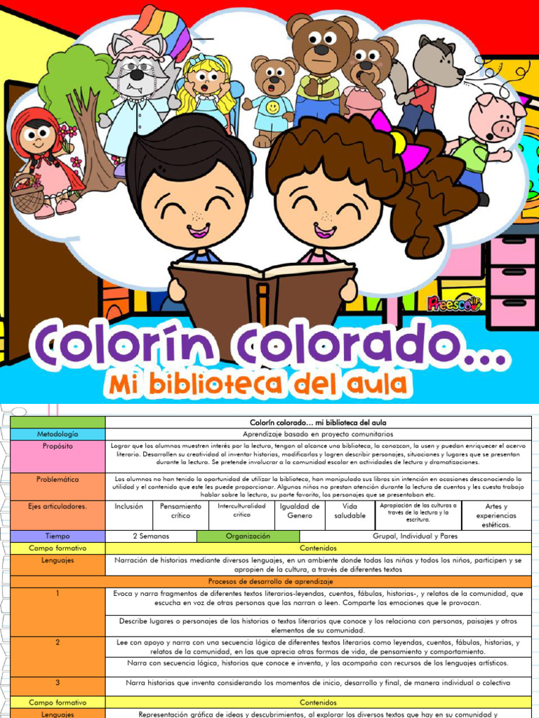 Proyecto Colorin Colorado-1-1 | PDF | Pensamiento