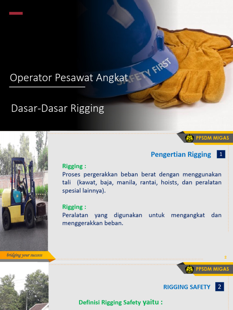 Pengertian dan Dasar Rigging | PDF