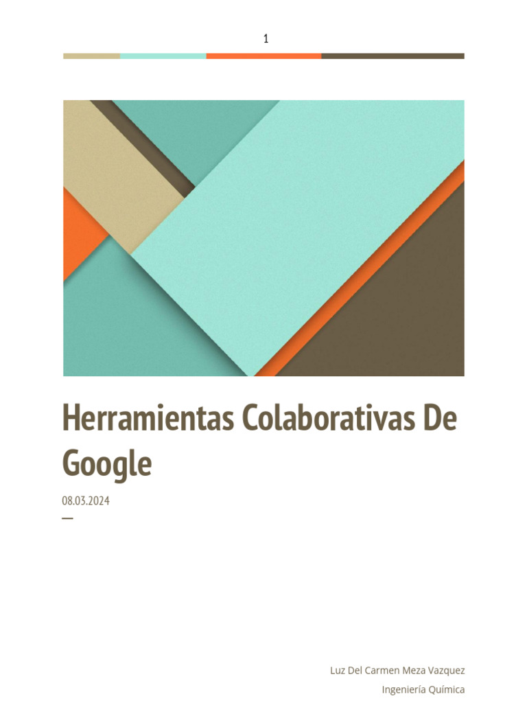 Herramientas de Google para Estudiantes | PDF | Informática