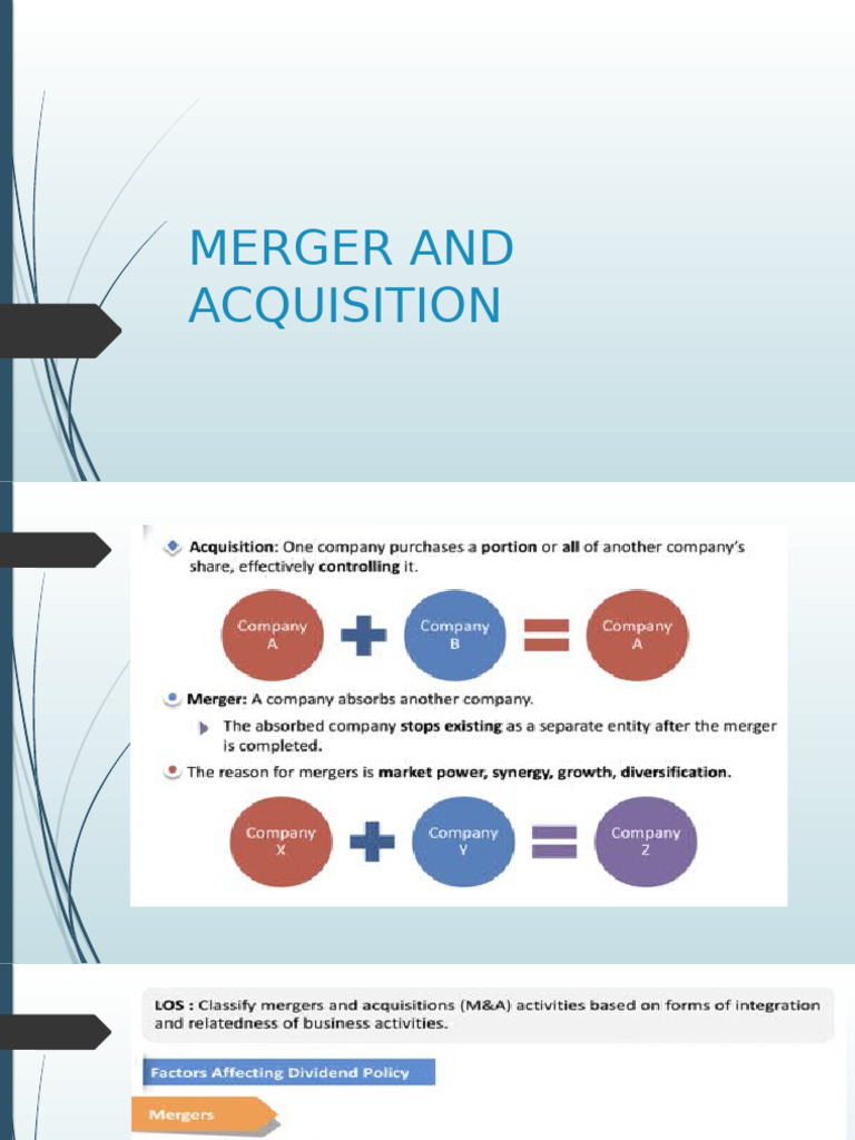 Merger and Acquisition 2024 | PDF