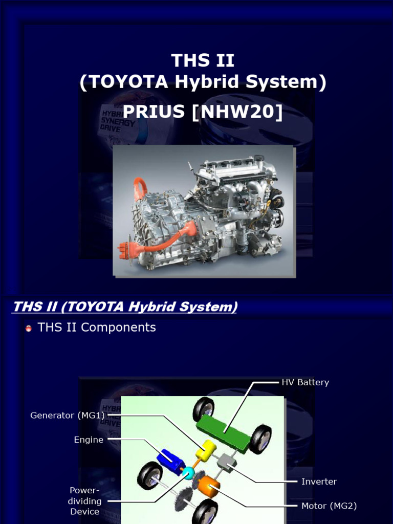 THS II Overview and Components | PDF | Hybrid Vehicle | Motor Vehicle