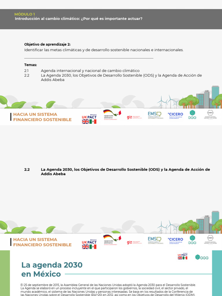 2.2 La Agenda 2030, ODS y La Agenda de Acción de Addis Abeba | PDF ...