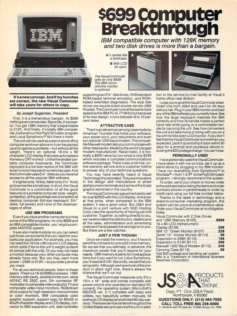 Affordable IBM-Compatible Computer | PDF | Computer Monitor | Computer ...