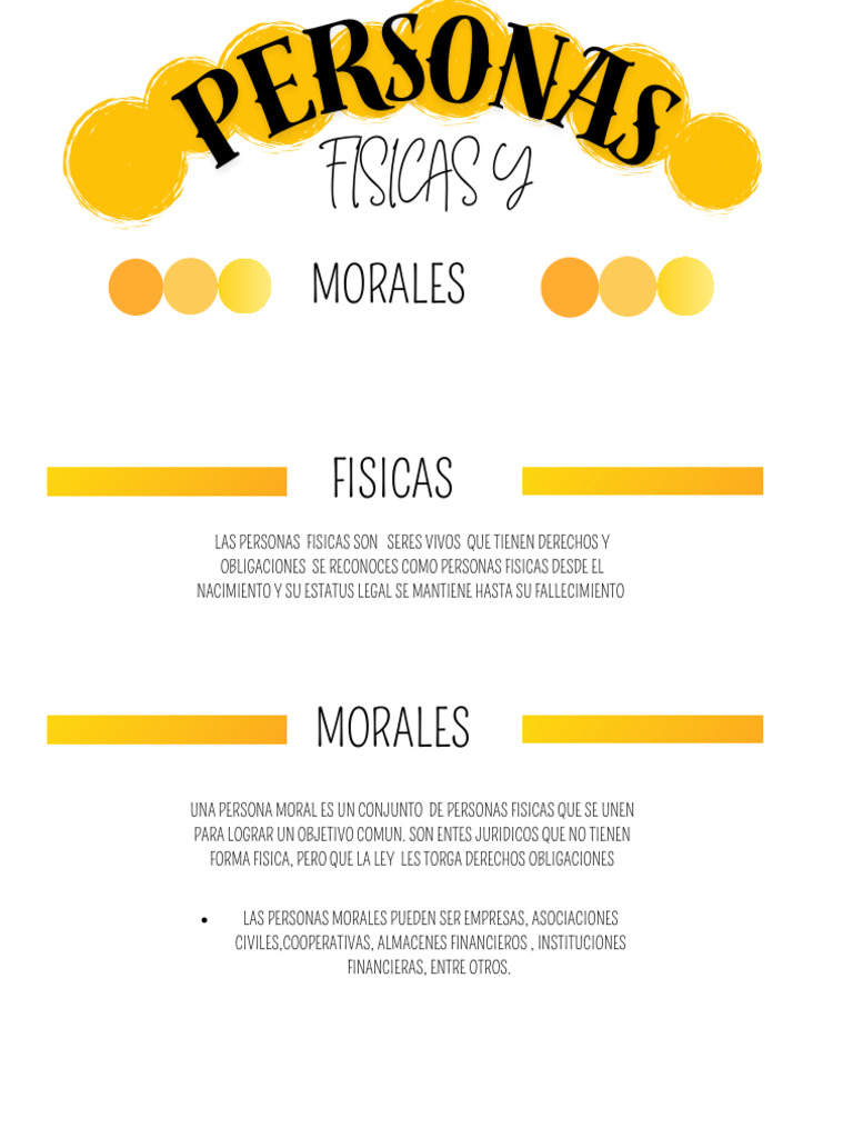 Personas Fisicas y Morales | PDF