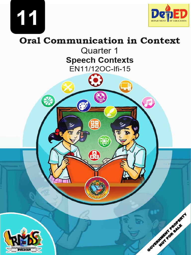 Grade 7 Oral Communication Module | PDF | Communication | Learning