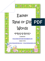 Easter Real or Silly