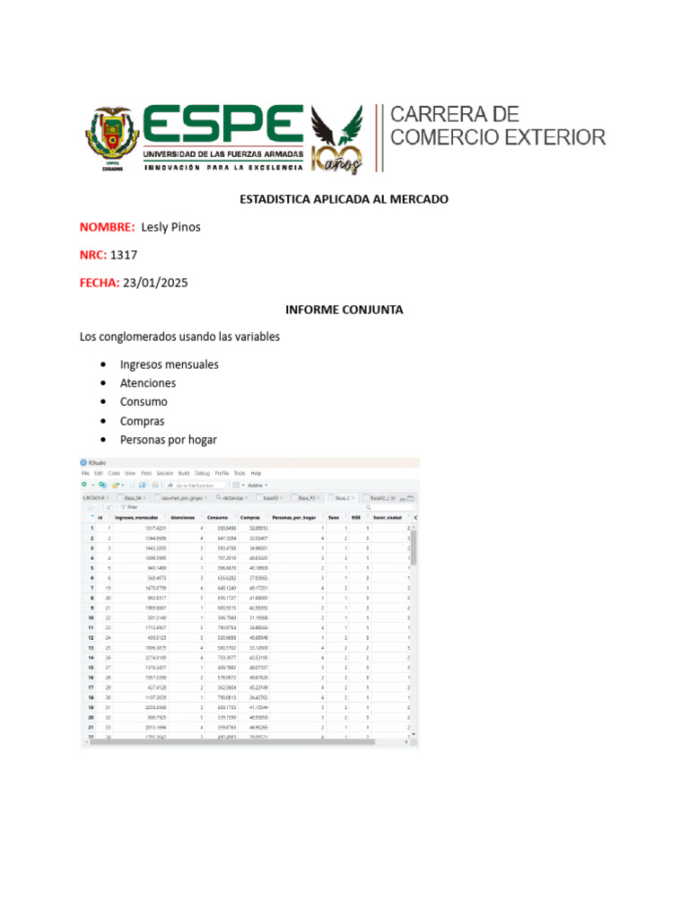 Conjunta Lesly Estadic | PDF