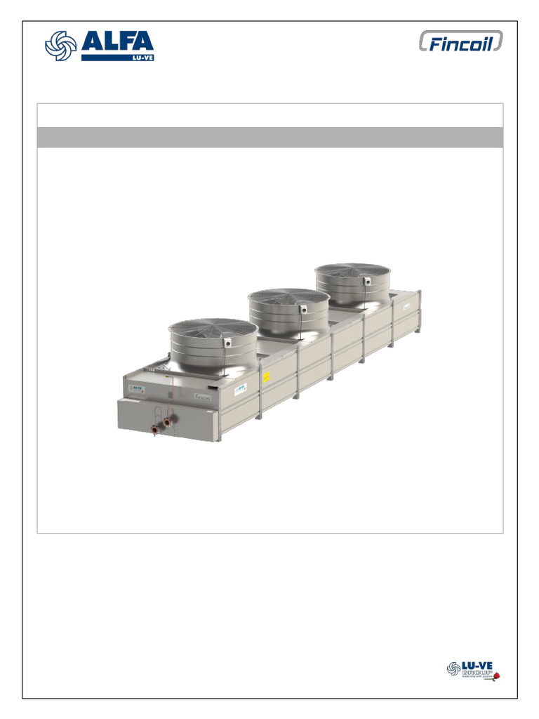 Industrial Dry Cooler/Radiator Manual | PDF | Valve | Crane (Machine)