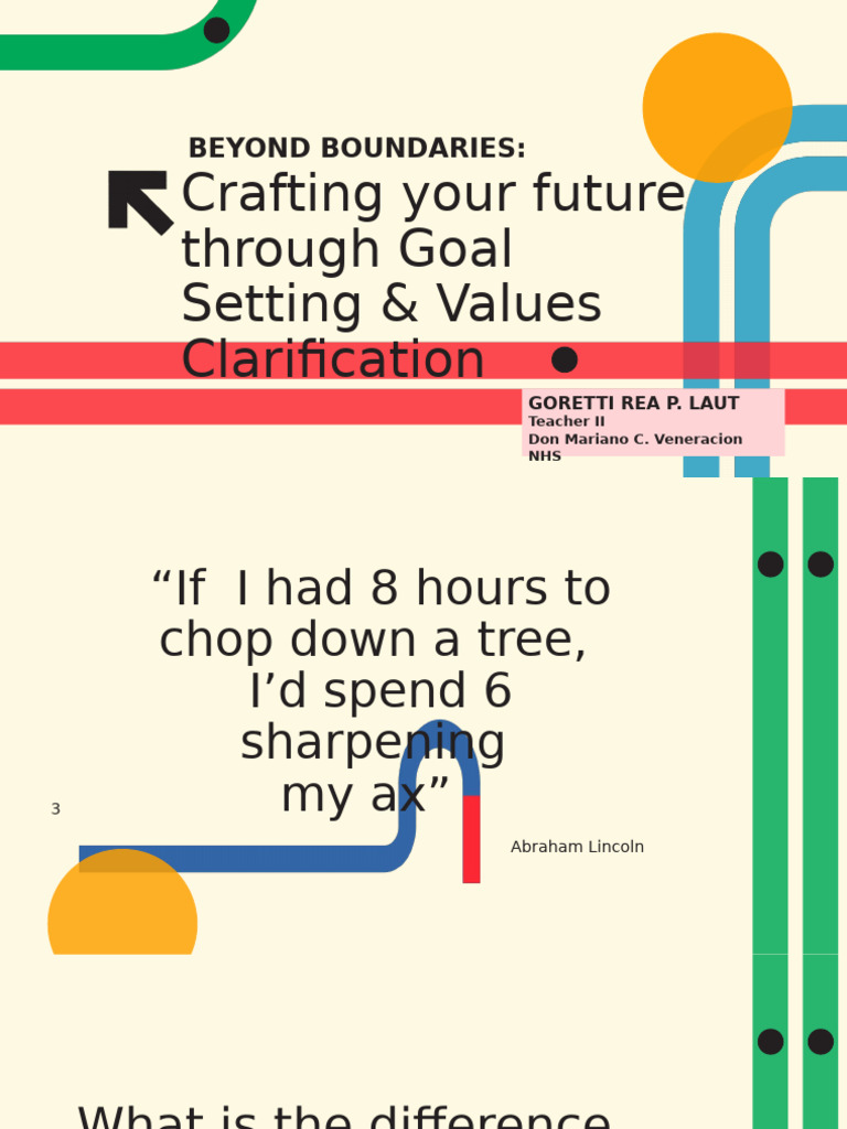 Crafting Your Future Through Goal Setting Values | PDF | Goal Setting ...