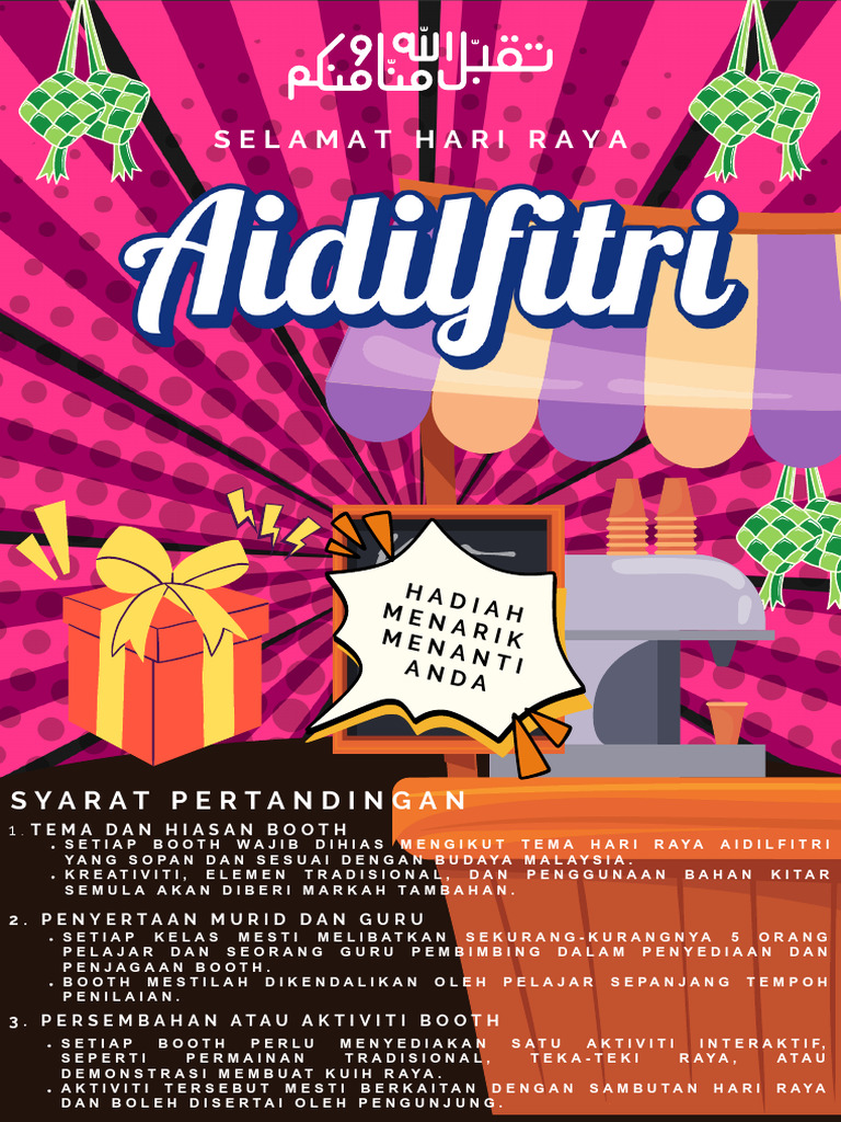 Panduan Hiasan Booth Hari Raya | PDF