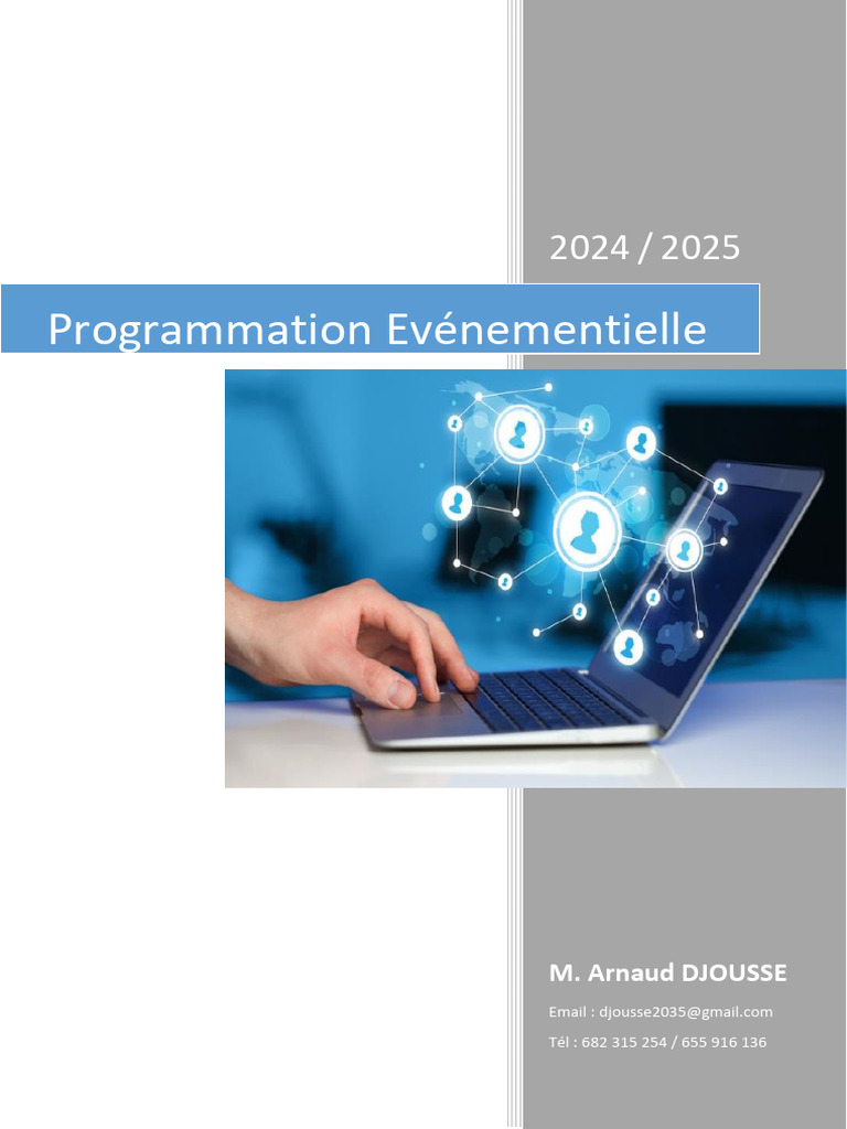 Programmation Événementielle 2024/2025 | PDF | Logiciel | Informatique