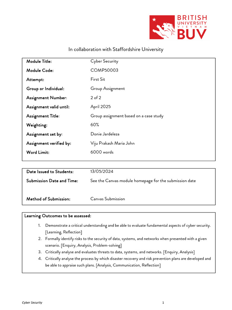 Cyber Security Assessment for DigiTech | PDF | Computer Security | Security
