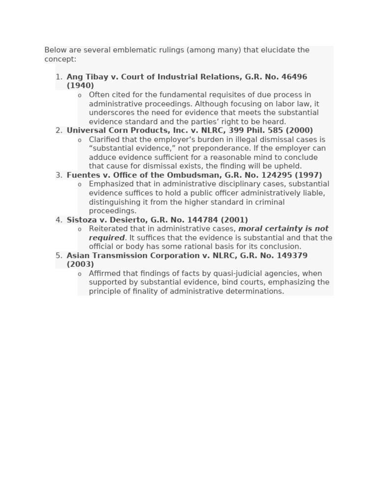 Below are several emblematic rulings | PDF