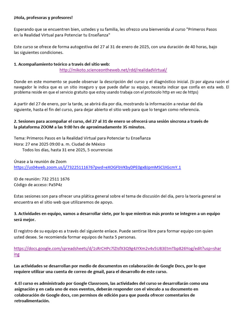 Curso Primeros Pasos en La Realidad Virtual para Potenciar Tu Enseñanza ...
