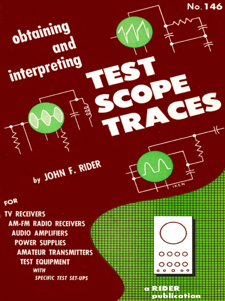 Test Scope Traces - John F. Rider 1954 | PDF | Phase (Waves) | Sine Wave