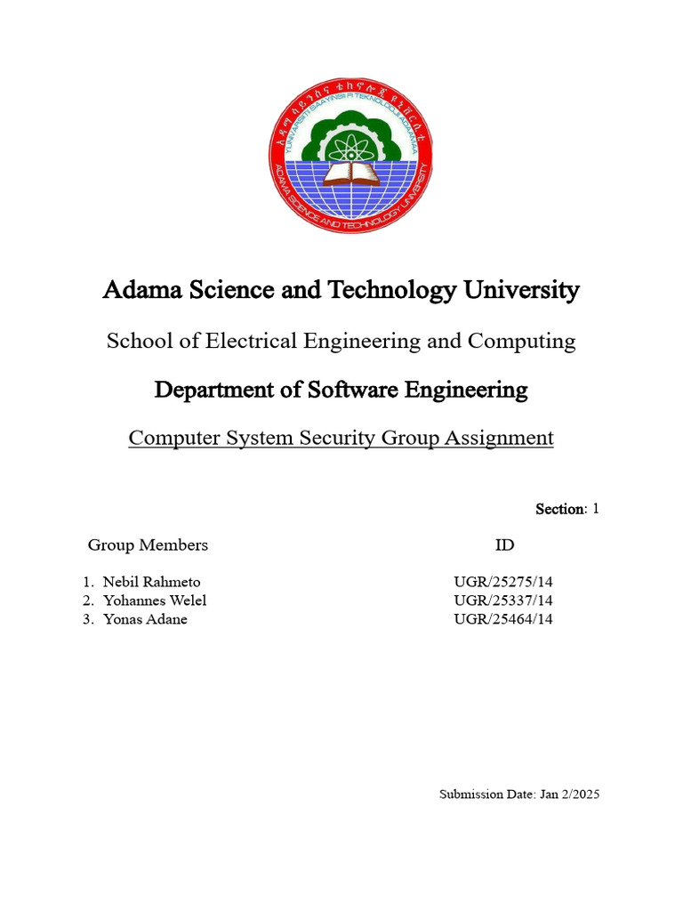 CSS Assignment cover page | PDF | Transmission Control Protocol ...