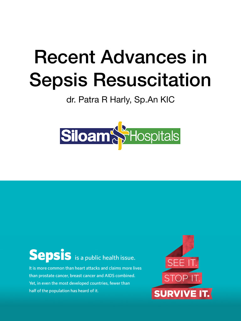 Advances in Sepsis Resuscitation Techniques | PDF | Sepsis | Medical ...