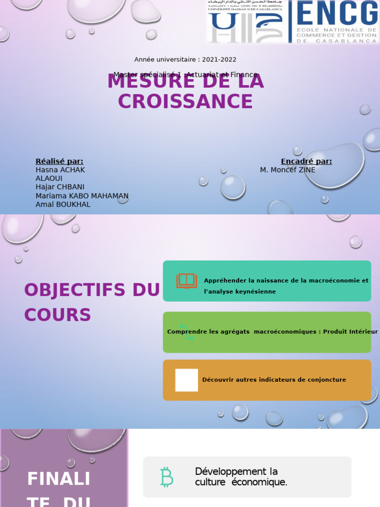 Mesure de la Croissance Économique | PDF | Produit intérieur brut ...