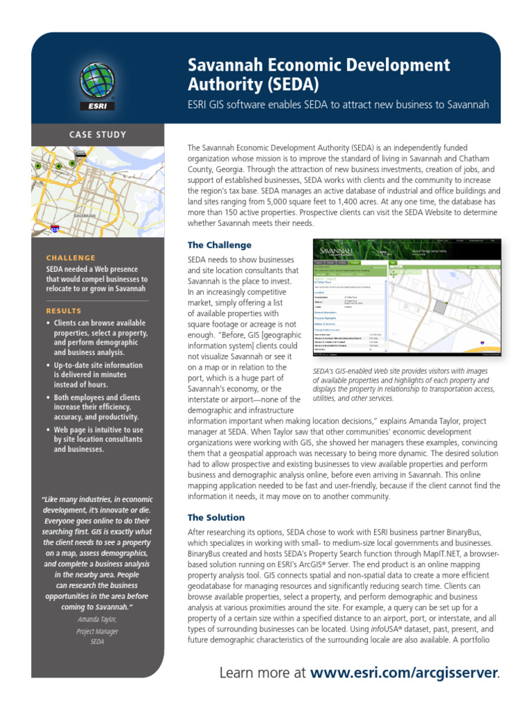 Seda | PDF | Esri | Geographic Information System