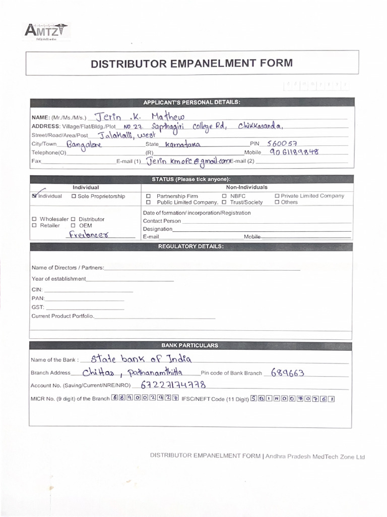 Distribution Empanelment For | PDF