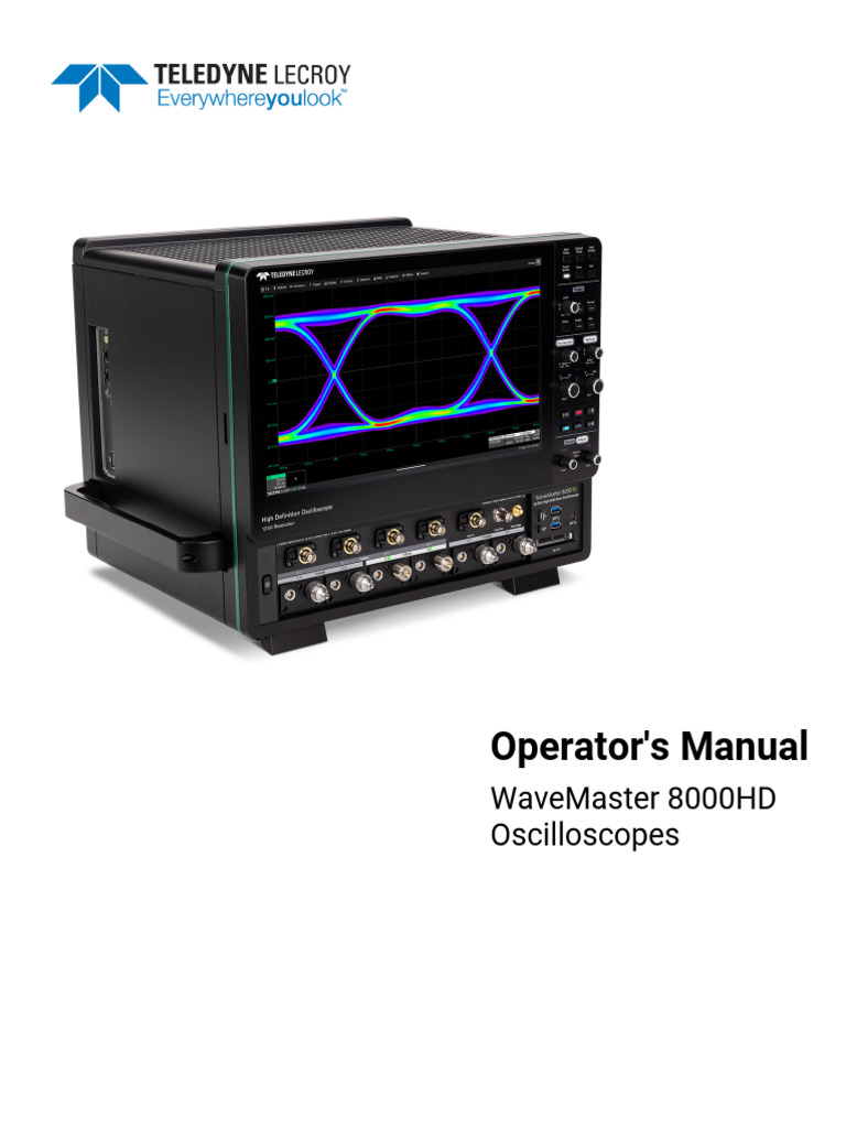 WaveMaster 8000HD Manual Guide | PDF | Electrical Connector ...
