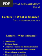 Financial Management - Gvs-Lecture 1 Complete