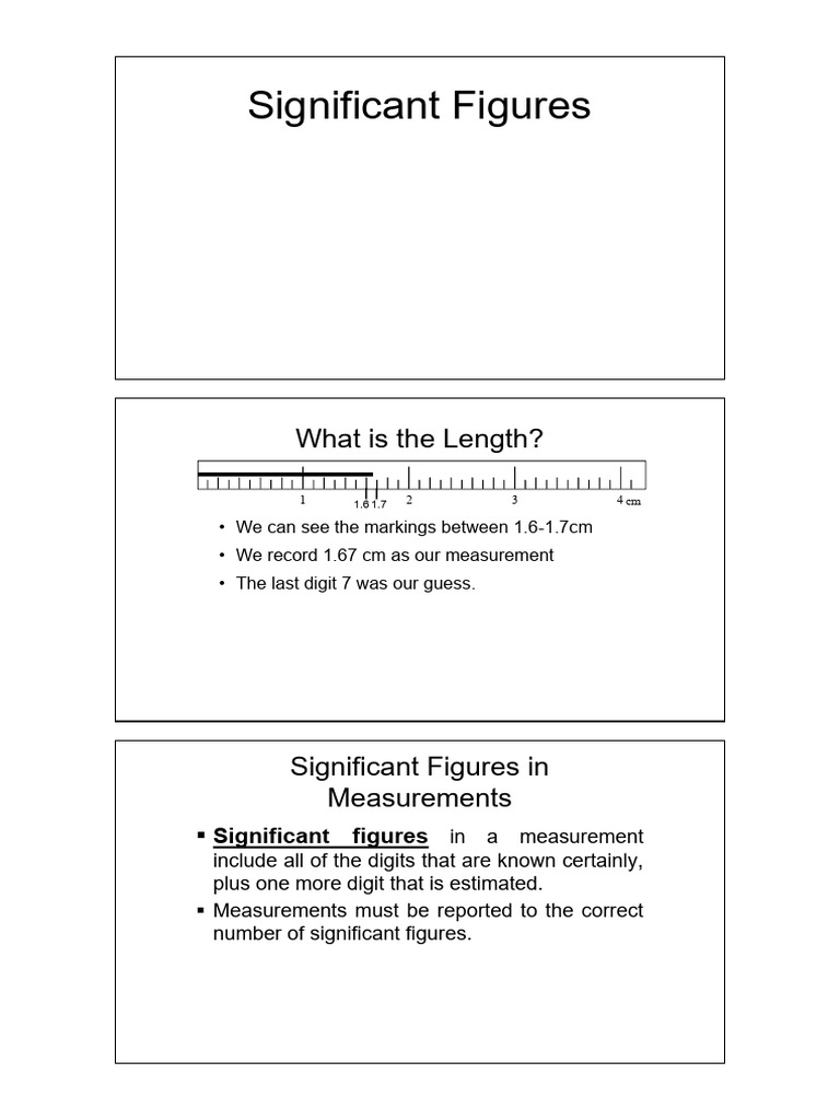01 Significant Figures - 250503 - 193409 | PDF | Significant Figures ...