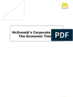 Mcdonald'S Corporate Story The Economic Times: Torque Communications Pvt. LTD