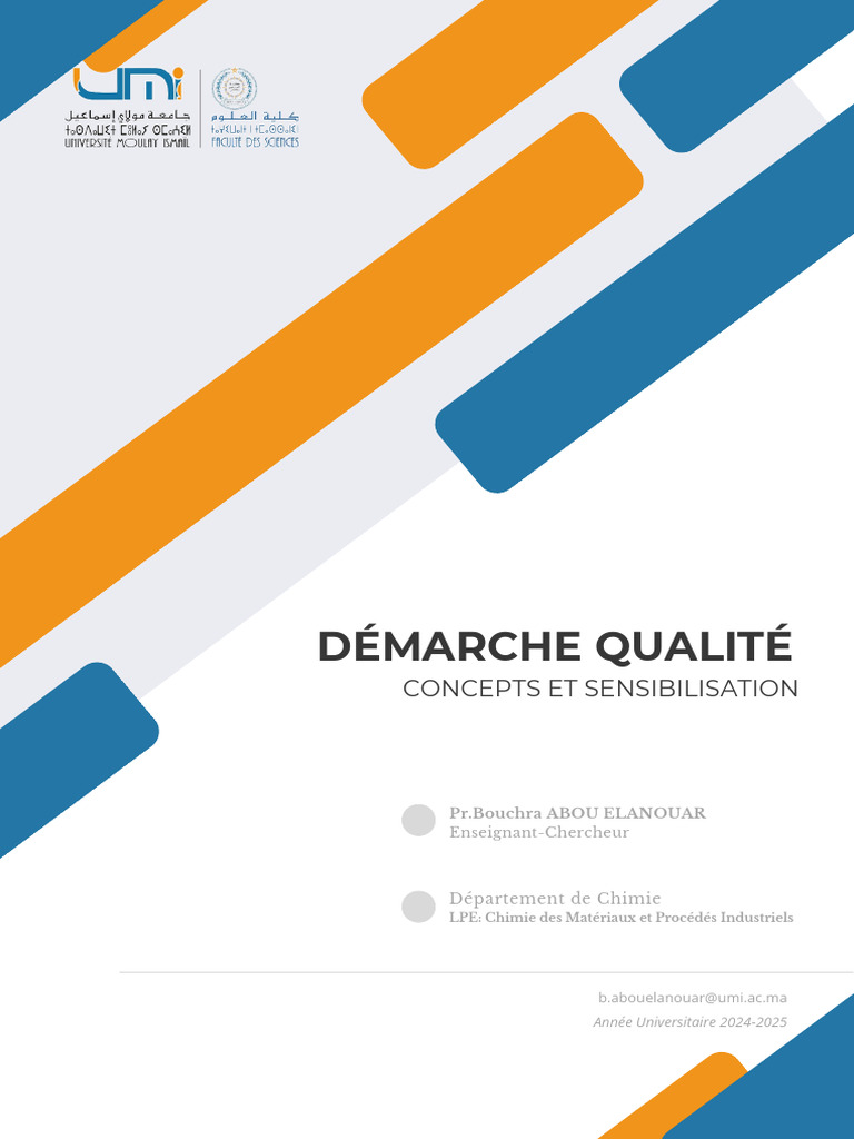 Démarche Qualité : Concepts et Outils | PDF | Management de la qualité ...