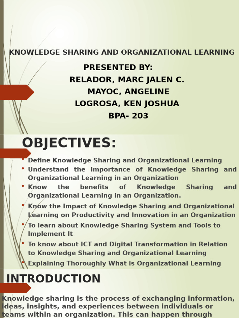 Knowmans PPT Final - 012523 | PDF | Knowledge | Learning