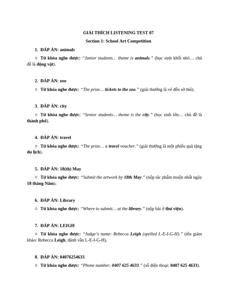 kEY LISTENING | PDF