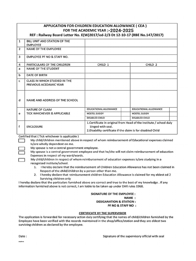 CEA For Academic Year 2024-2025 | PDF