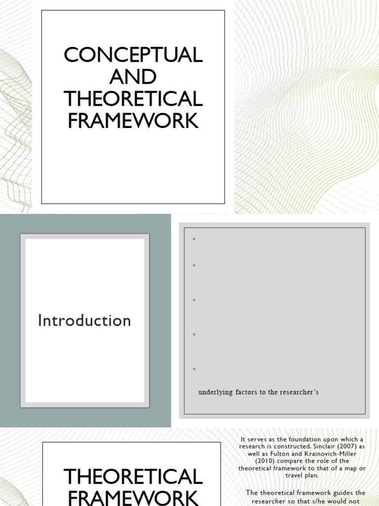 Theoretical and Conceptual Frameworks in Research | PDF | Theory ...