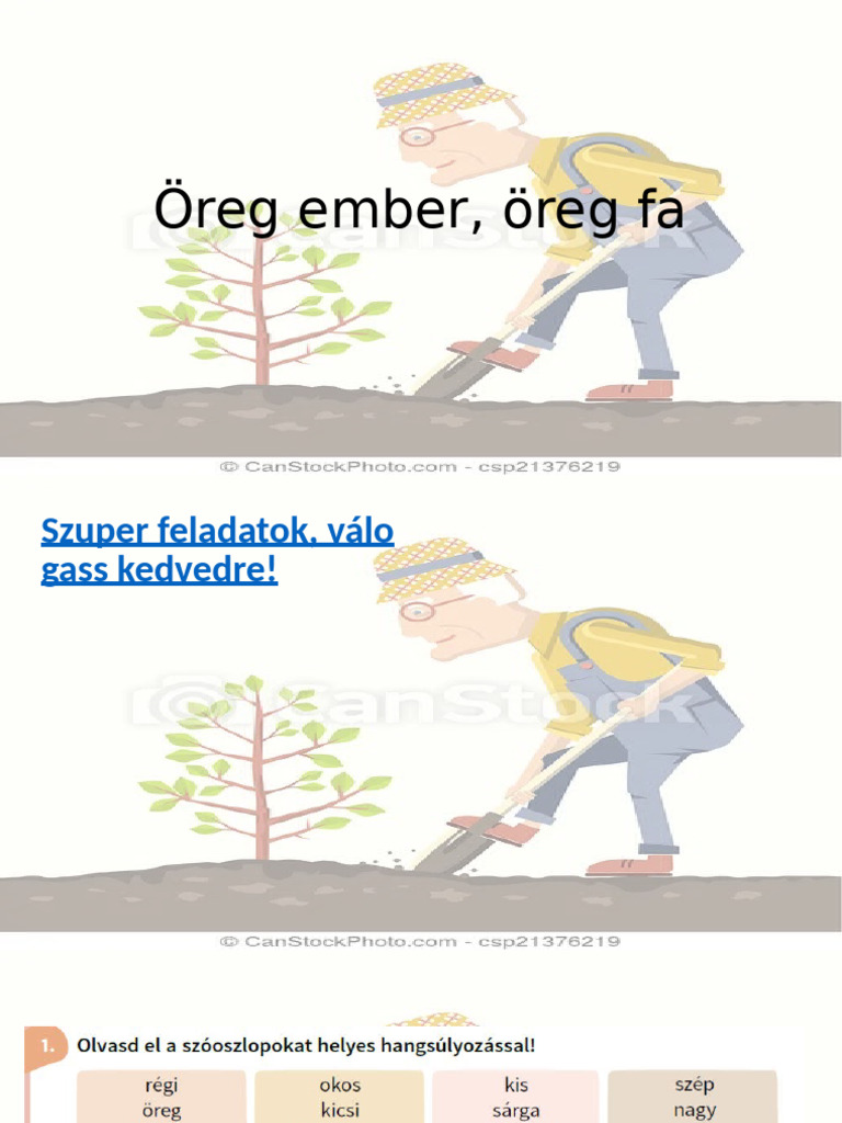 Öreg Ember, Öreg Fa | PDF