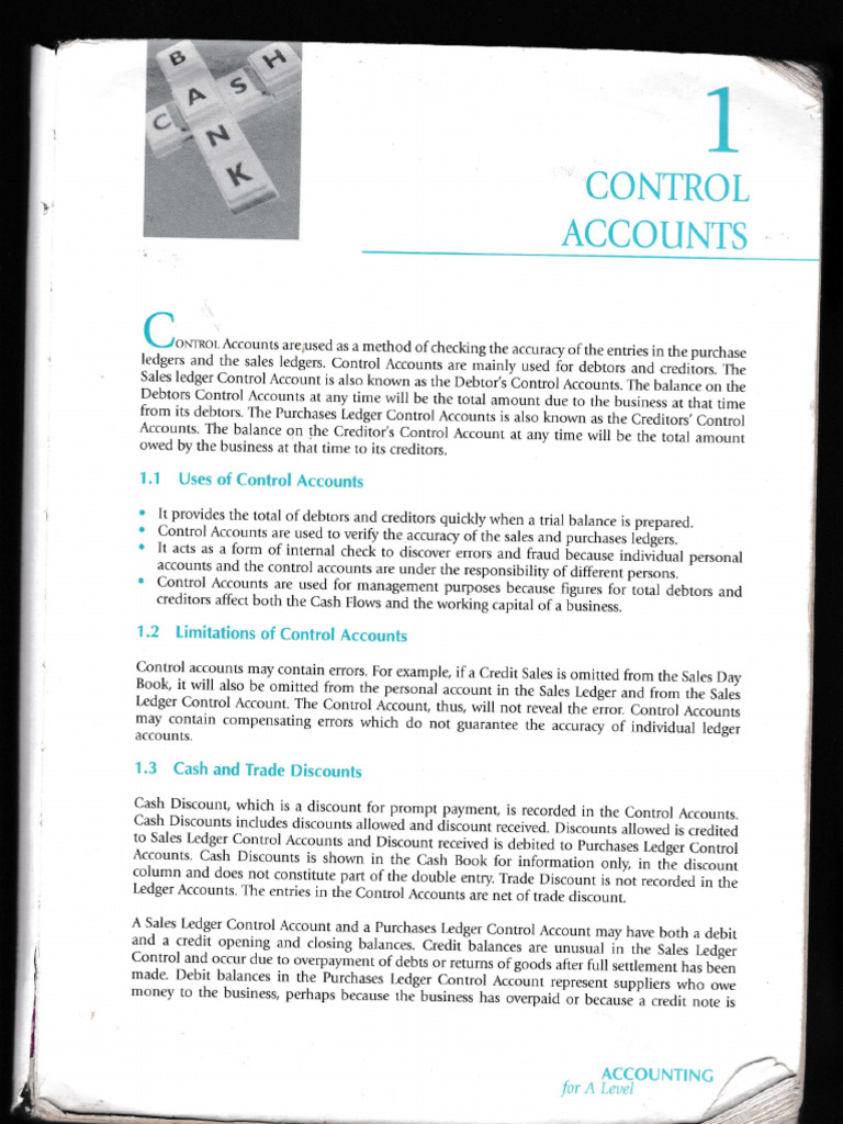 1.control Account | PDF