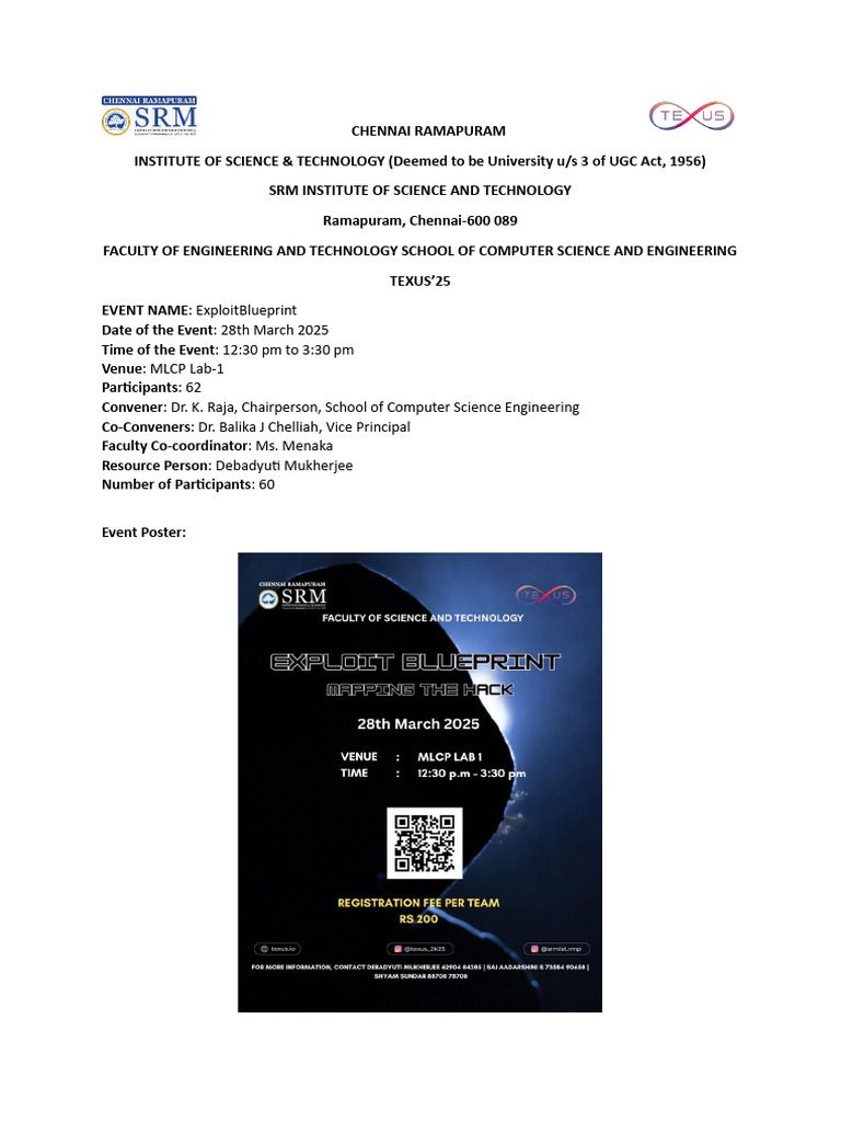 Exploit Blueprint Report | PDF | Computer Security | Security