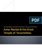 The Great Market and Temple of The Aztecs in The City of Tenochtitlan