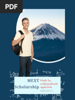 MEXT Scholarship Exam Sample Questions | PDF | Science
