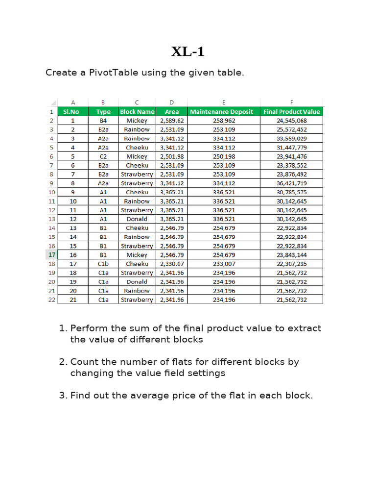 PR Test XL 1 | PDF