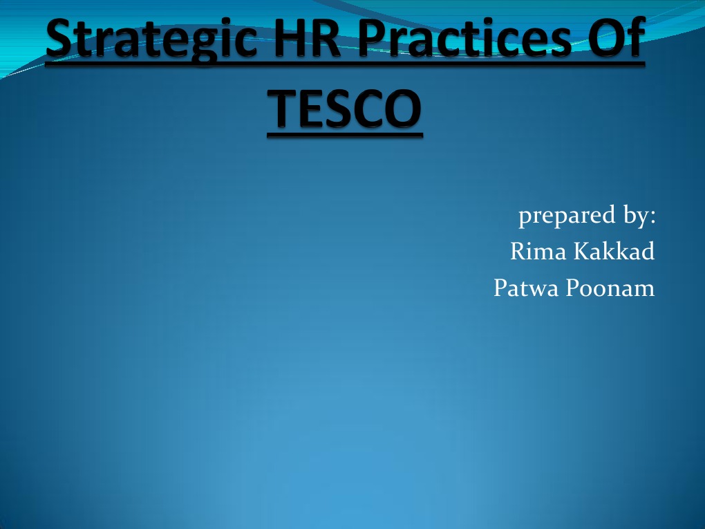 Tesco Induction Day Overview | PDF | Tesco | Retail
