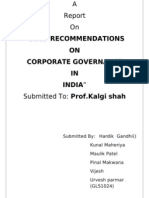 ON Corporate Governance IN India": A On "Oecd Recommendations