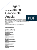 Linguagem do Candomblé Angola em 40