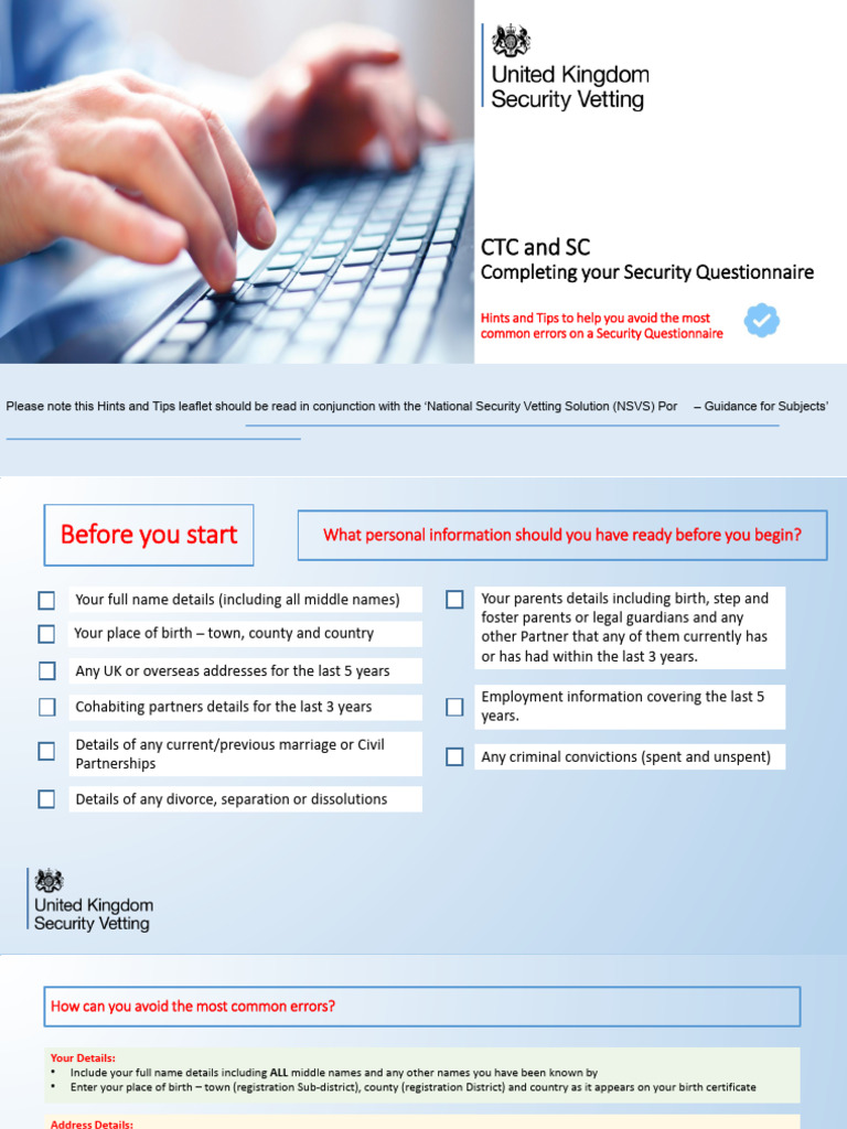 Security Questionnaire Tips & Common Errors | PDF | Marriage | Social ...