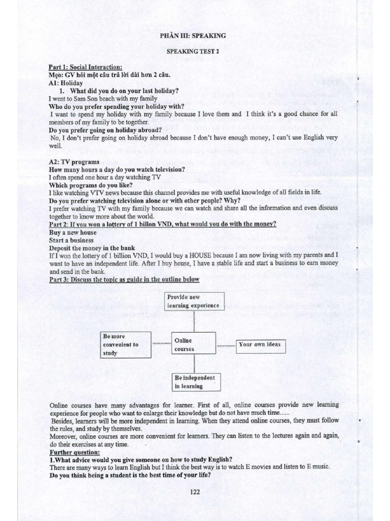 Speaking Test | PDF